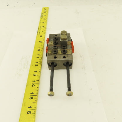 Trabon Lubriquip MJ-5T MJ-10S Modular Flow Divider Valve Block Assembly