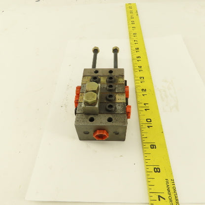 Trabon Lubriquip MJ-5T MJ-10S Modular Flow Divider Valve Block Assembly
