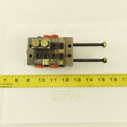 Trabon Lubriquip MJ-5T MJ-10S Modular Flow Divider Valve Block Assembly