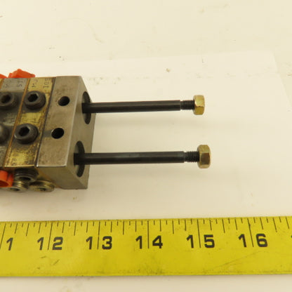 Trabon Lubriquip MJ-5T MJ-10S Modular Flow Divider Valve Block Assembly