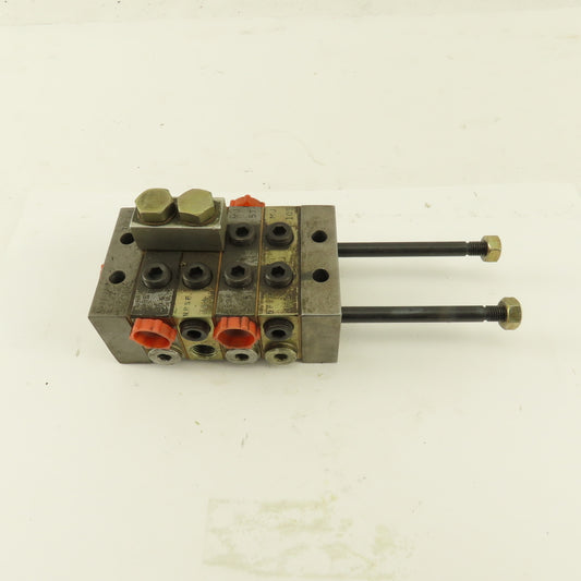 Trabon Lubriquip MJ-5T MJ-10S Modular Flow Divider Valve Block Assembly