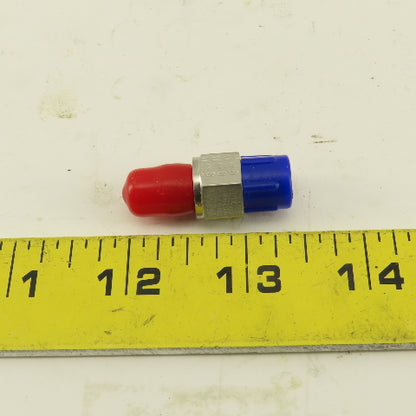 Parker 2-2R MHN-SS 1/8" MNPT x 1/8" Male BSPP Thread Stainless Steel Hex Nipple