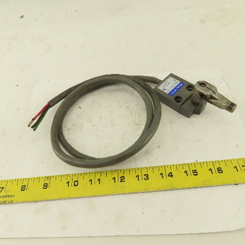 Micro Switch 914CE16-3N1 5A-250VAC Arm Lever Limit Switch No Roller 36" Cable