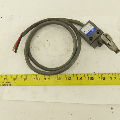 Micro Switch 914CE16-3N1 5A-250VAC Arm Lever Limit Switch No Roller 36" Cable