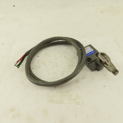 Micro Switch 914CE16-3N1 5A-250VAC Arm Lever Limit Switch No Roller 36" Cable