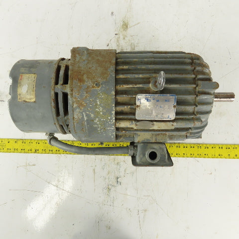 Delco EG2104AP 3Hp AC Electric Motor 1765RPM 460V 213Y Frame W/ Stearns Brake