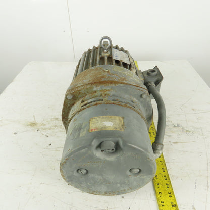Delco EG2104AP 3Hp AC Electric Motor 1765RPM 460V 213Y Frame W/ Stearns Brake
