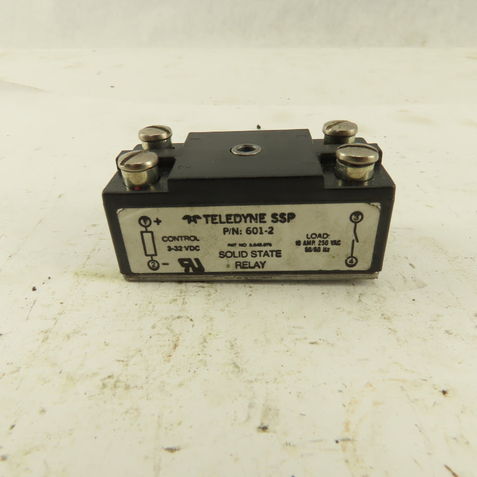 Teledyne SSP 601-2 Solid State Relay 3-32vdc 10amp