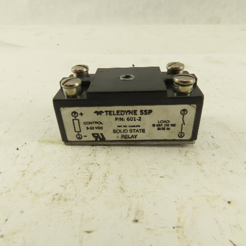 Teledyne SSP 601-2 Solid State Relay 3-32vdc 10amp