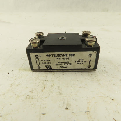 Teledyne SSP 601-2 Solid State Relay 3-32vdc 10amp