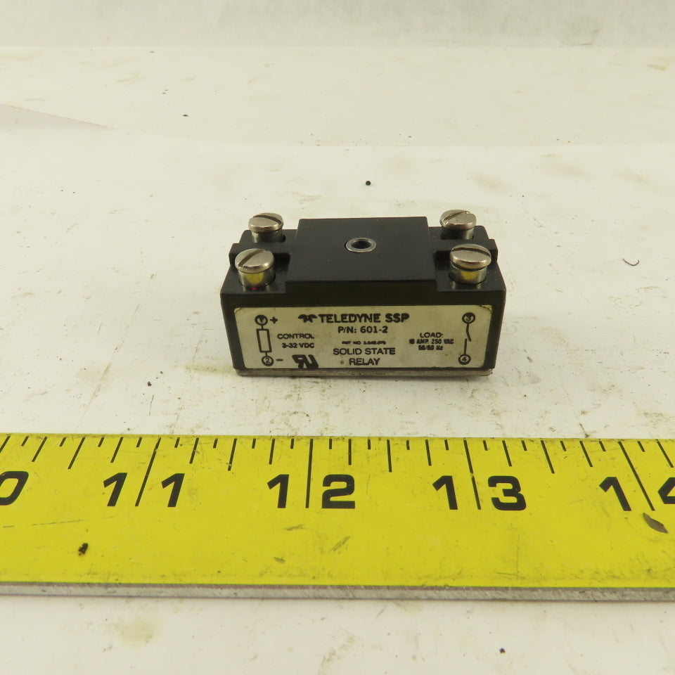 Teledyne SSP 601-2 Solid State Relay 3-32vdc 10amp