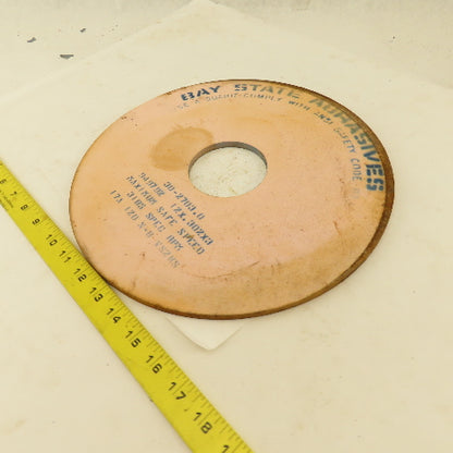 Bay State Abrasives 17A 120 N-8 VS2KS 12 x .302 x 3" Grinding Wheel 3185 RPM MAX