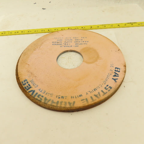 Bay State Abrasives 17A 120 N-8 VS2KS 12 x .302 x 3" Grinding Wheel 3185 RPM MAX