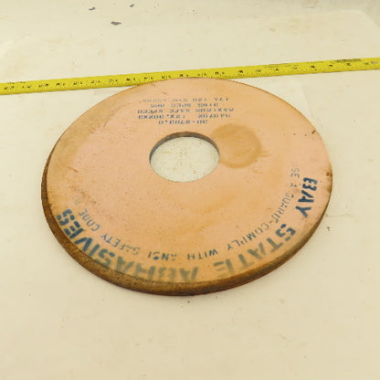 Bay State Abrasives 17A 120 N-8 VS2KS 12 x .302 x 3" Grinding Wheel 3185 RPM MAX