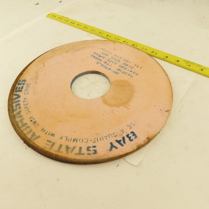 Bay State Abrasives 17A 120 N-8 VS2KS 12 x .302 x 3" Grinding Wheel 3185 RPM MAX