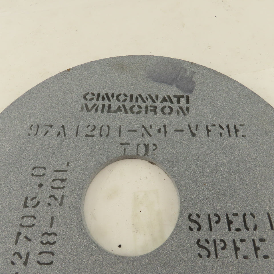 Cincinnati Milacron 97A120 1-N4-VFME 12x.365x3 Grinding Wheel 2706 MAX PRM