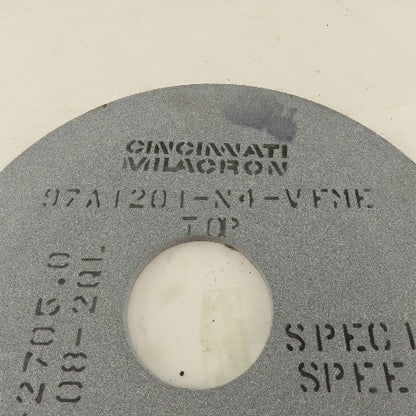 Cincinnati Milacron 97A120 1-N4-VFME 12x.365x3 Grinding Wheel 2706 MAX PRM