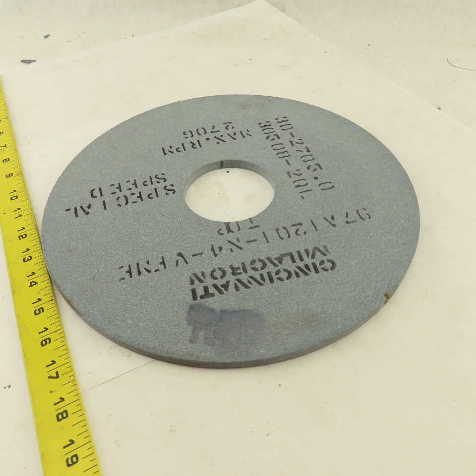 Cincinnati Milacron 97A120 1-N4-VFME 12x.365x3 Grinding Wheel 2706 MAX PRM