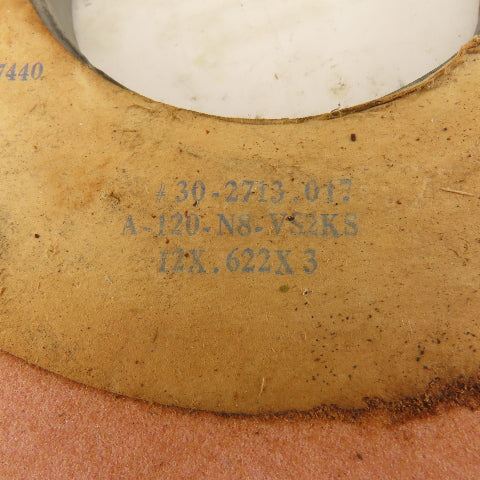 Bay State Abrasives A-120-N8-VS2KS 12" x 5/8" x 3" Grinding Wheel 3185 RPM MAX