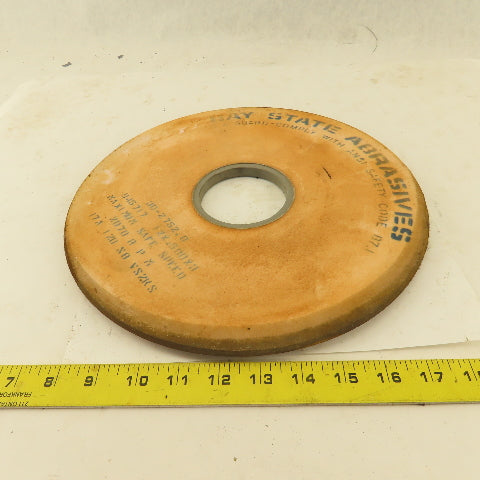Bay State Abrasives 17A120N8VS2KS 12"x.500x3" Angled Face Grinding Wheel 2070RPM