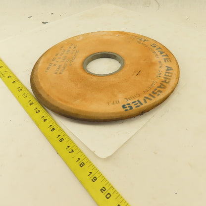 Bay State Abrasives 17A120N8VS2KS 12"x.500x3" Angled Face Grinding Wheel 2070RPM