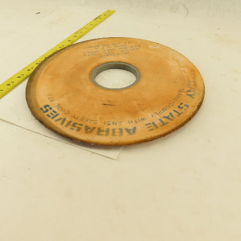 Bay State Abrasives 17A120N8VS2KS 12"x.500x3" Angled Face Grinding Wheel 2070RPM