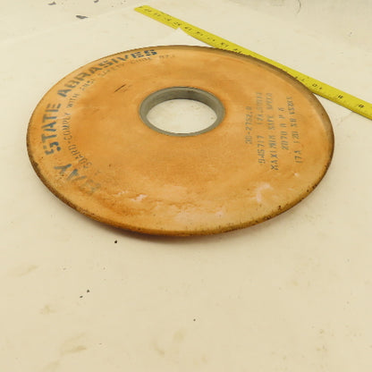 Bay State Abrasives 17A120N8VS2KS 12"x.500x3" Angled Face Grinding Wheel 2070RPM