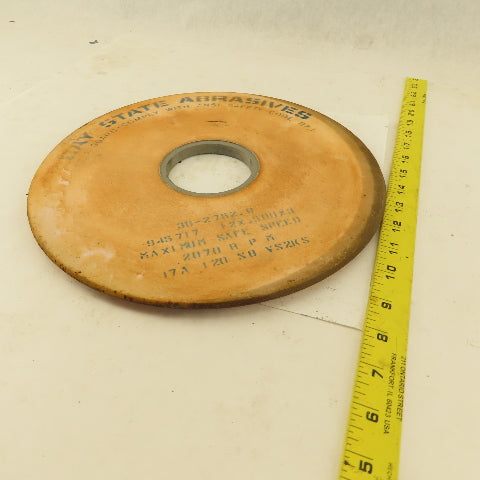 Bay State Abrasives 17A120N8VS2KS 12"x.500x3" Angled Face Grinding Wheel 2070RPM