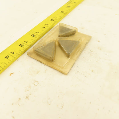 Greenleaf Carbide 2B15810 G53 Triangular Carbide Indexing Insert Cutter Lot Of 3