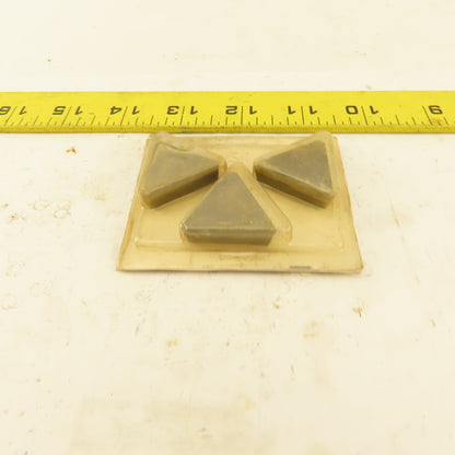 Greenleaf Carbide 2B15810 G53 Triangular Carbide Indexing Insert Cutter Lot Of 3