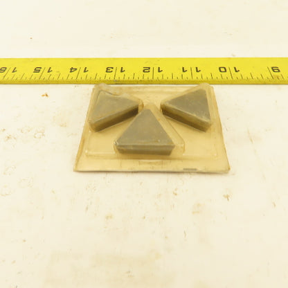 Greenleaf Carbide 2B15810 G53 Triangular Carbide Indexing Insert Cutter Lot Of 3
