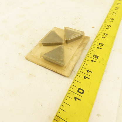 Greenleaf Carbide 2B15810 G53 Triangular Carbide Indexing Insert Cutter Lot Of 3