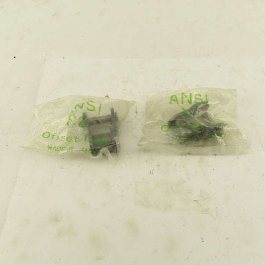 No 80 ANSI #80 Roller Chain Offset Link Cotter Type Lot Of 2