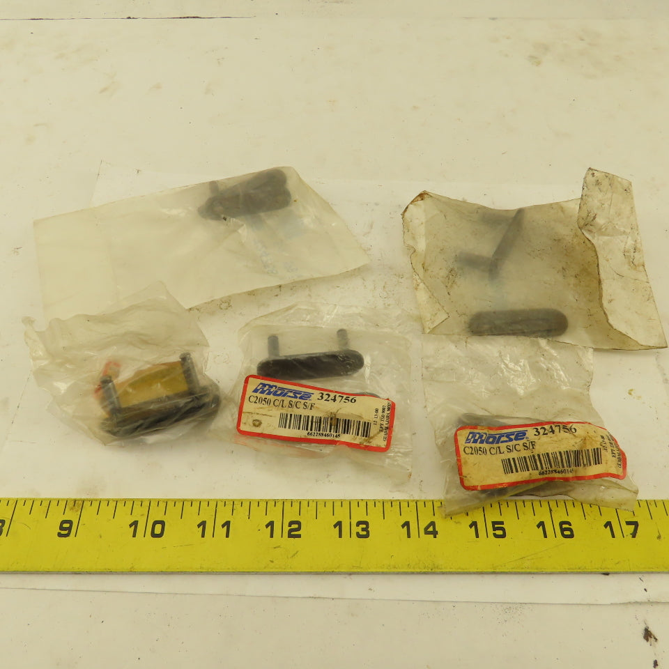 Morse 324756 C2050 C/L S/C S/F Roller Chain Link Lot Of 5