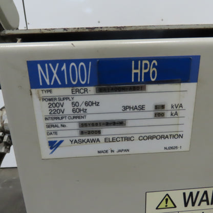 Yaskawa Motoman YR-HP6-A00 Welding Robot 6 Axis W/NX100 HP6 Controller AS IS