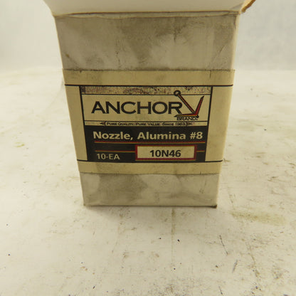 Anchor 10N46 #8 Alumina Nozzle Lot Of 14