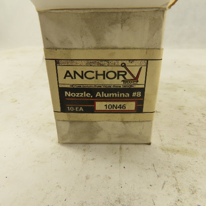 Anchor 10N46 #8 Alumina Nozzle Lot Of 14