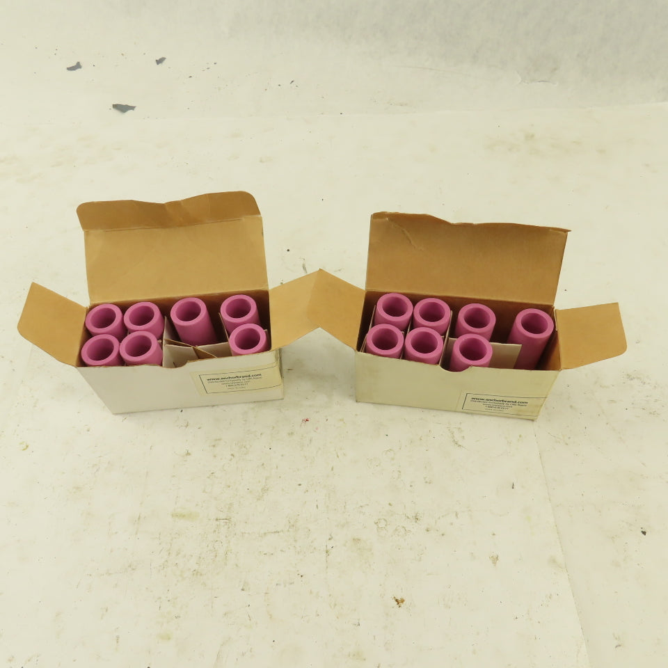Anchor 10N46 #8 Alumina Nozzle Lot Of 14