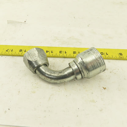 Eaton 3/4" Hose (-12) x 1-1/16-12 (-12) JIC Male 90° Elbow Hydraulic Fitting