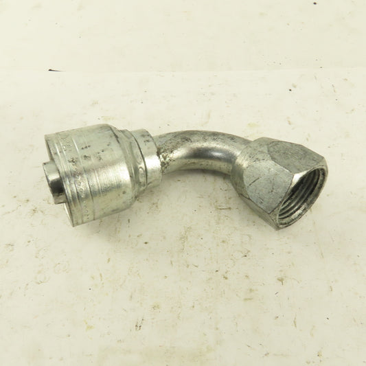 Eaton 3/4" Hose (-12) x 1-1/16-12 (-12) JIC Male 90° Elbow Hydraulic Fitting