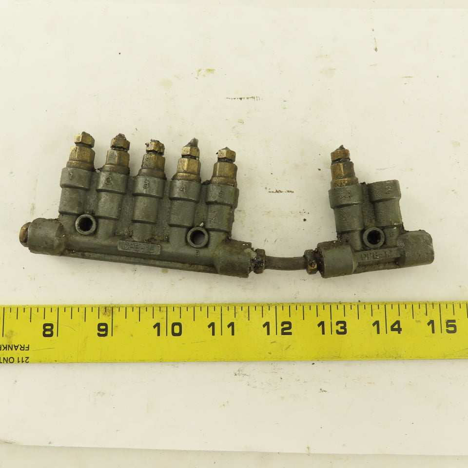 Showa DPB-15 DPB-12 5 And 2 Port Hydraulic Piston Lubricator