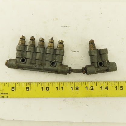 Showa DPB-15 DPB-12 5 And 2 Port Hydraulic Piston Lubricator