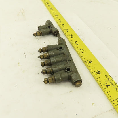 Showa DPB-15 DPB-12 5 And 2 Port Hydraulic Piston Lubricator