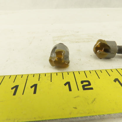 Taurus 1/4" x 1/2" Body Mini Counterbore Flatface 1/4-28 Threaded Shank Lot Of 5