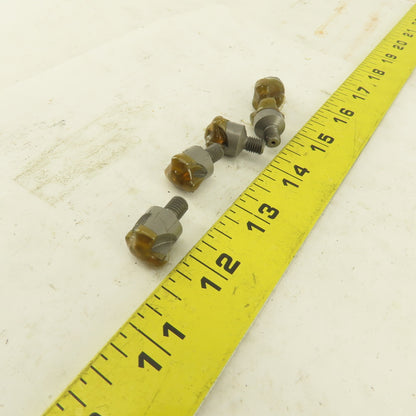Taurus 1/4" x 1/2" Body Mini Counterbore Flatface 1/4-28 Threaded Shank Lot Of 5