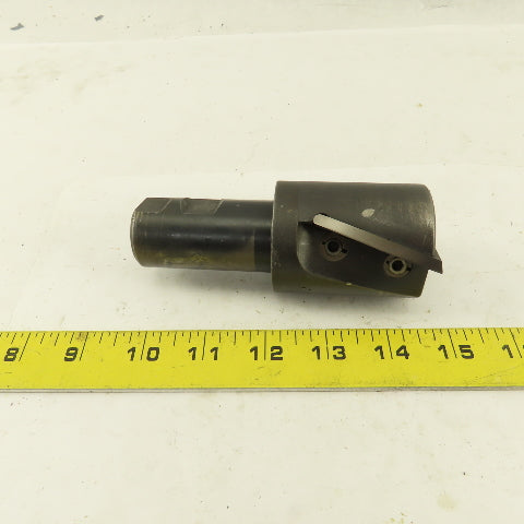 Valenite 2" Diameter 2 Flute Carbide Insert End Mill Cutter 1-1/4" Weldon Shank
