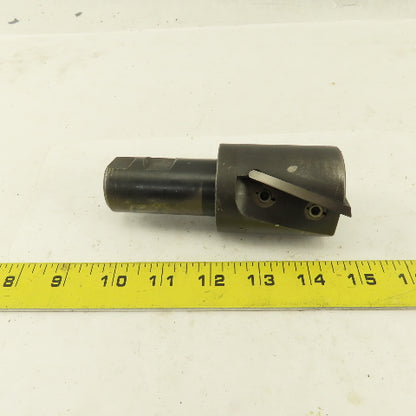 Valenite 2" Diameter 2 Flute Carbide Insert End Mill Cutter 1-1/4" Weldon Shank
