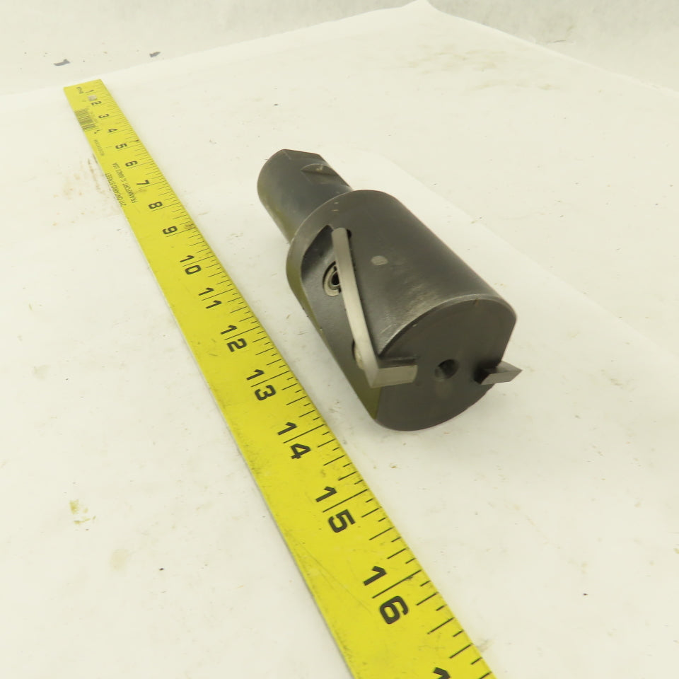 Valenite 2" Diameter 2 Flute Carbide Insert End Mill Cutter 1-1/4" Weldon Shank