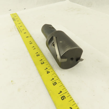 Valenite 2" Diameter 2 Flute Carbide Insert End Mill Cutter 1-1/4" Weldon Shank