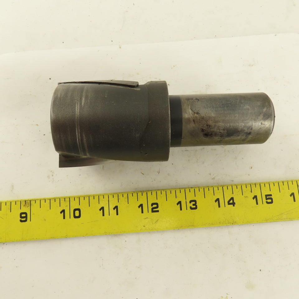 Valenite 2" Diameter 2 Flute Carbide Insert End Mill Cutter 1-1/4" Weldon Shank